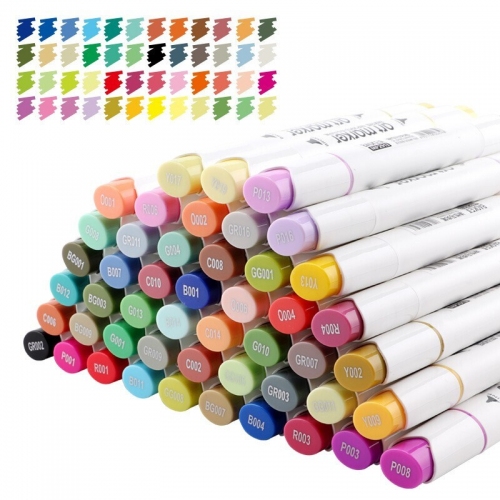 宝克(baoke)mp2913-48 酒精油性双头马克笔套装 学生手绘漫画设计绘画